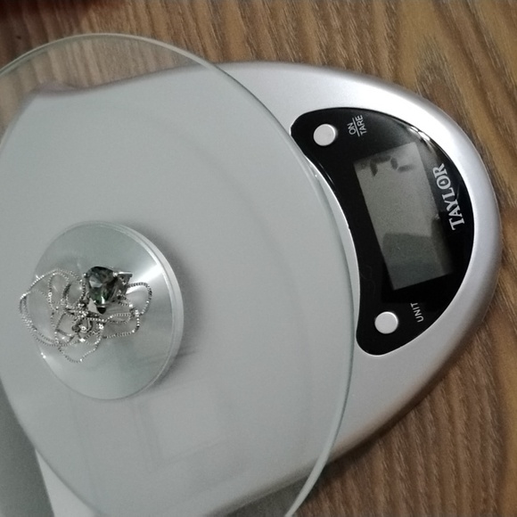 Mystic Topaz Heart-Shaped Sterling Silver Pendant with Chain. NEW - Picture 11 of 12